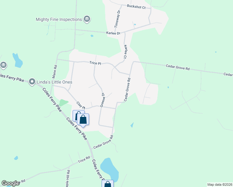 map of restaurants, bars, coffee shops, grocery stores, and more near 706 Deer Ridge Lane in Lebanon