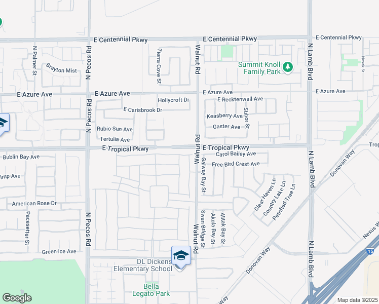 map of restaurants, bars, coffee shops, grocery stores, and more near 3848 Citrus Heights Avenue in North Las Vegas