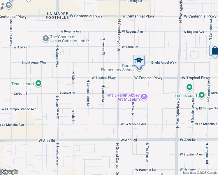 map of restaurants, bars, coffee shops, grocery stores, and more near Todd Lake Court in Las Vegas