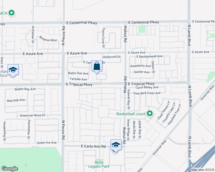 map of restaurants, bars, coffee shops, grocery stores, and more near 3752 Citrus Heights Avenue in North Las Vegas