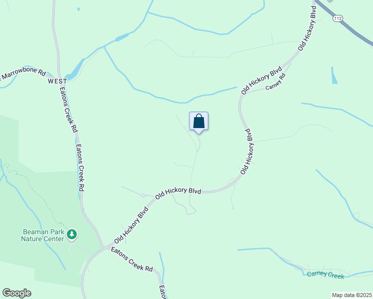 map of restaurants, bars, coffee shops, grocery stores, and more near 5041 Grady Lane in Nashville