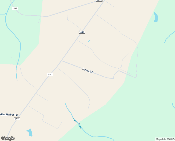 map of restaurants, bars, coffee shops, grocery stores, and more near Joyner Road in Hertford County