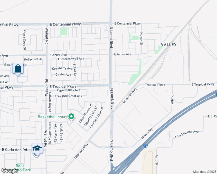 map of restaurants, bars, coffee shops, grocery stores, and more near 4248 Seclusion Bay Avenue in North Las Vegas