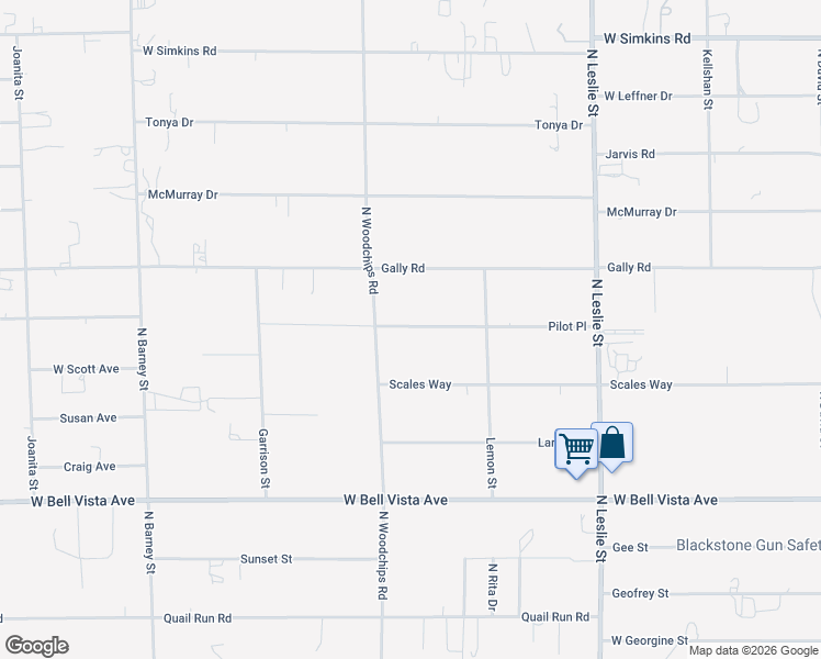 map of restaurants, bars, coffee shops, grocery stores, and more near 2421 Pilot Place in Pahrump