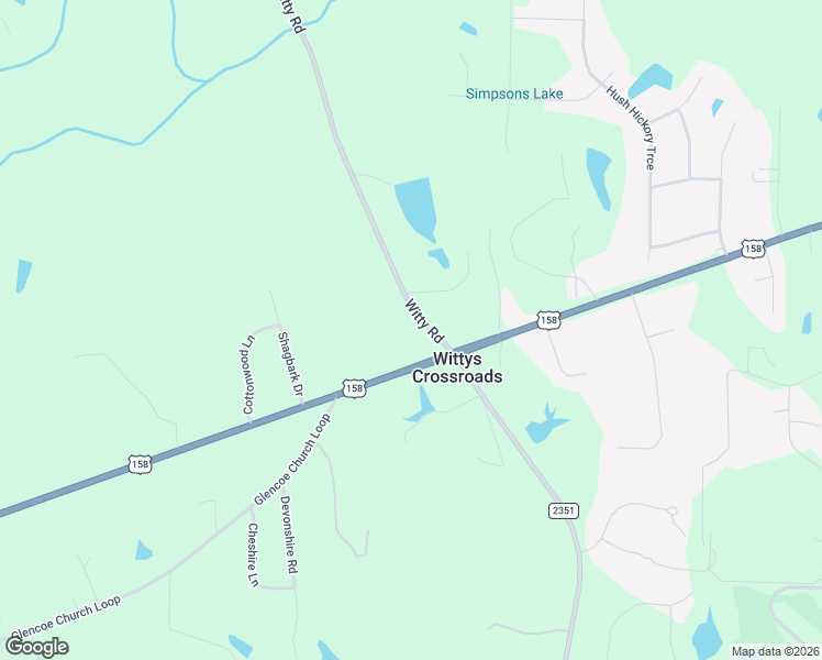 map of restaurants, bars, coffee shops, grocery stores, and more near 1391 Witty Road in Summerfield