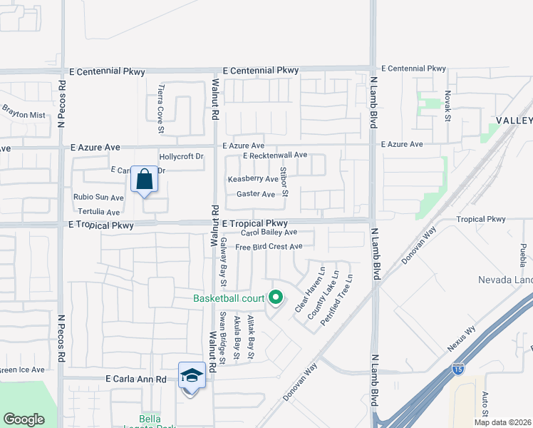 map of restaurants, bars, coffee shops, grocery stores, and more near 4017 Kristina Lynn Avenue in North Las Vegas