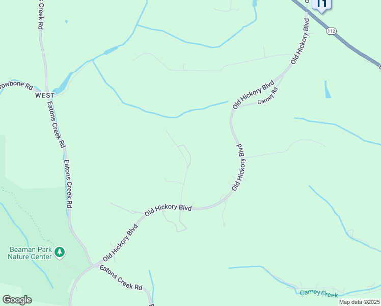 map of restaurants, bars, coffee shops, grocery stores, and more near 5041 Grady Lane in Nashville