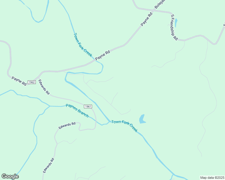 map of restaurants, bars, coffee shops, grocery stores, and more near 1261 Town Fork Trail Road in Germanton