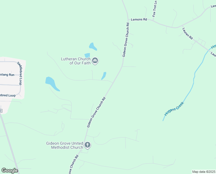 map of restaurants, bars, coffee shops, grocery stores, and more near 2580 Gideon Grove Church Road in Stokesdale