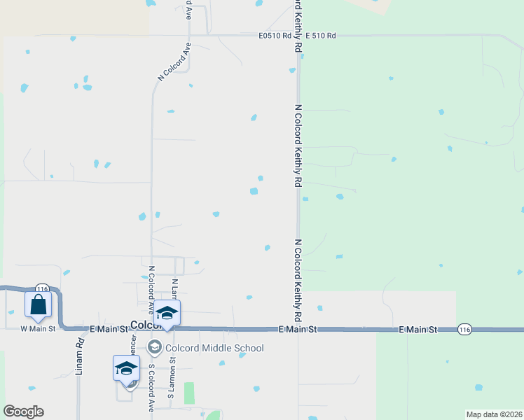map of restaurants, bars, coffee shops, grocery stores, and more near 4600 Highway 412 in Colcord