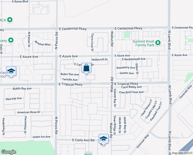 map of restaurants, bars, coffee shops, grocery stores, and more near 6032 Salsbury Cove Drive in North Las Vegas