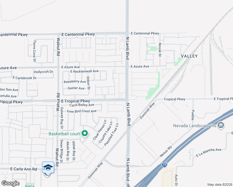 map of restaurants, bars, coffee shops, grocery stores, and more near in North Las Vegas