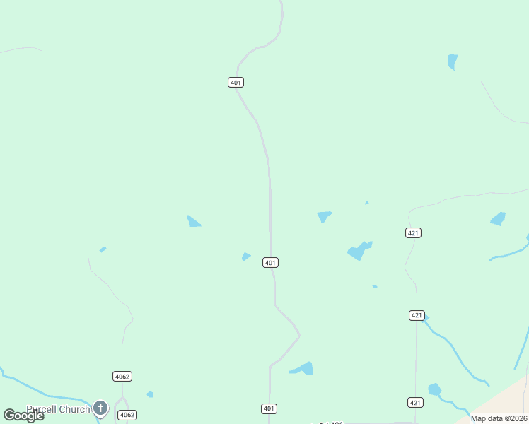 map of restaurants, bars, coffee shops, grocery stores, and more near 303 County Road 401 in Rector