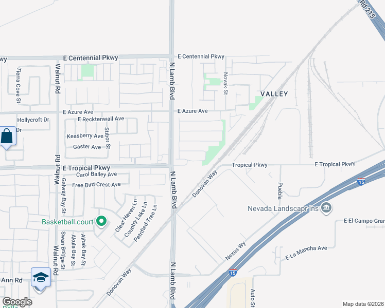 map of restaurants, bars, coffee shops, grocery stores, and more near 4333 Bacara Ridge Avenue in Las Vegas