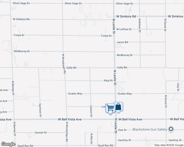 map of restaurants, bars, coffee shops, grocery stores, and more near 3471 Lemon Street in Pahrump