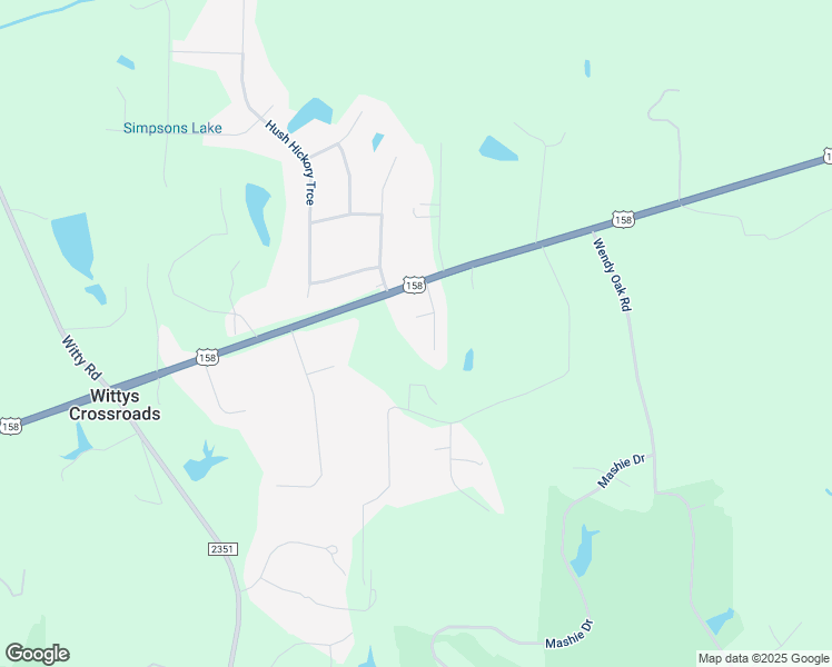 map of restaurants, bars, coffee shops, grocery stores, and more near 155 Rolling Greens Drive in Reidsville