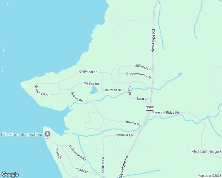map of restaurants, bars, coffee shops, grocery stores, and more near 110 Raintree Drive in Big Sandy