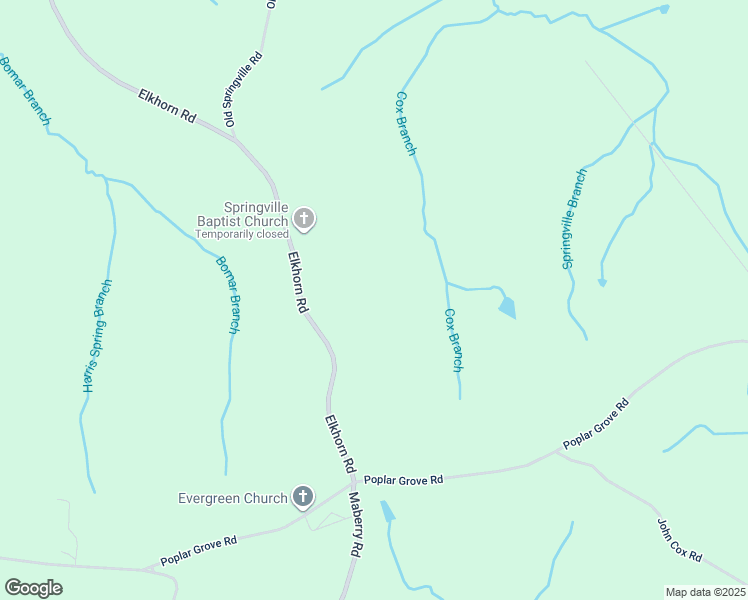 map of restaurants, bars, coffee shops, grocery stores, and more near in Springville
