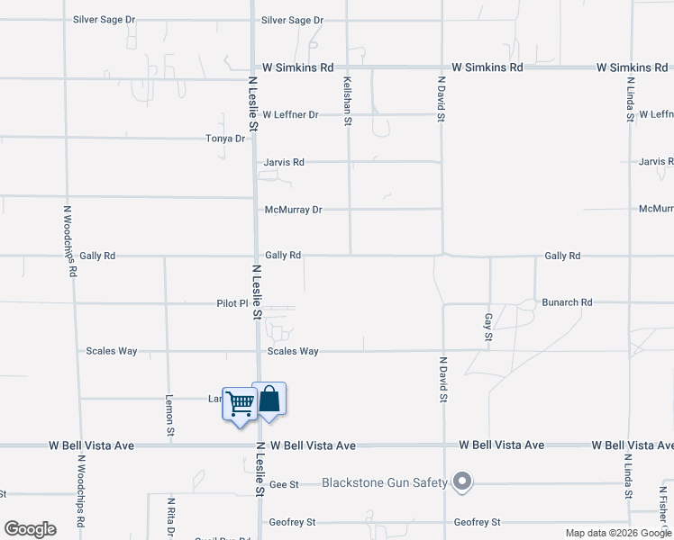 map of restaurants, bars, coffee shops, grocery stores, and more near 2 Gally Road in Pahrump