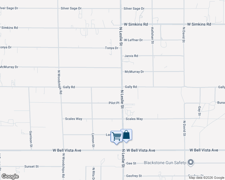 map of restaurants, bars, coffee shops, grocery stores, and more near 2070 Gally Road in Pahrump
