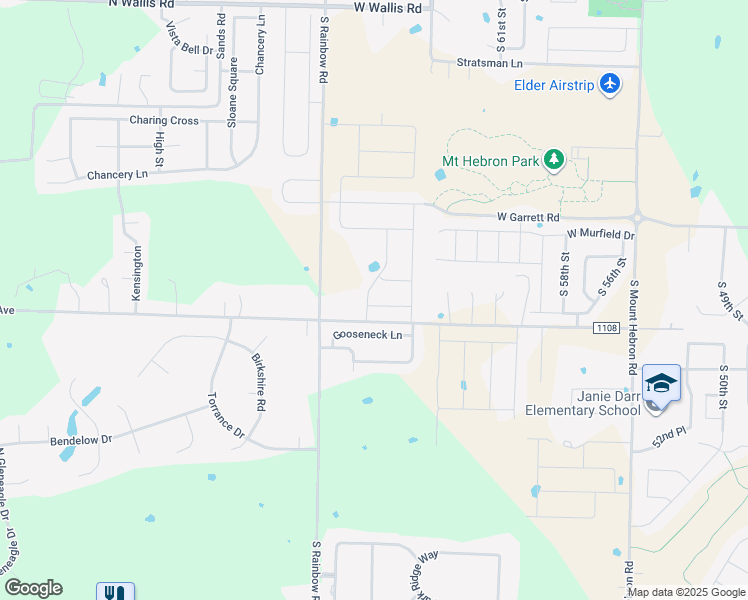 map of restaurants, bars, coffee shops, grocery stores, and more near 606 Mill Pond Way in Cave Springs