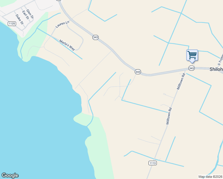 map of restaurants, bars, coffee shops, grocery stores, and more near 126 Tulip Tree Drive in Camden