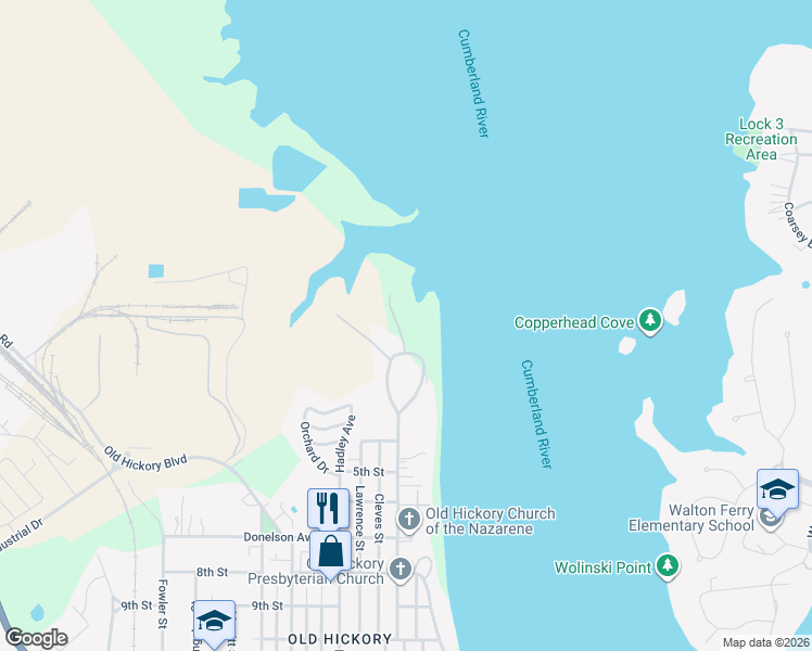 map of restaurants, bars, coffee shops, grocery stores, and more near 14 Roehrig Court in Nashville