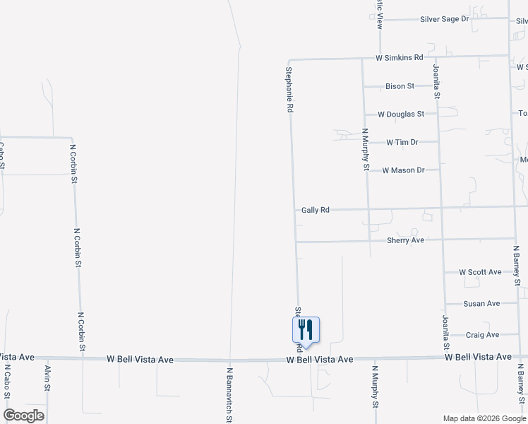 map of restaurants, bars, coffee shops, grocery stores, and more near 3881 West Simkins Road in Pahrump