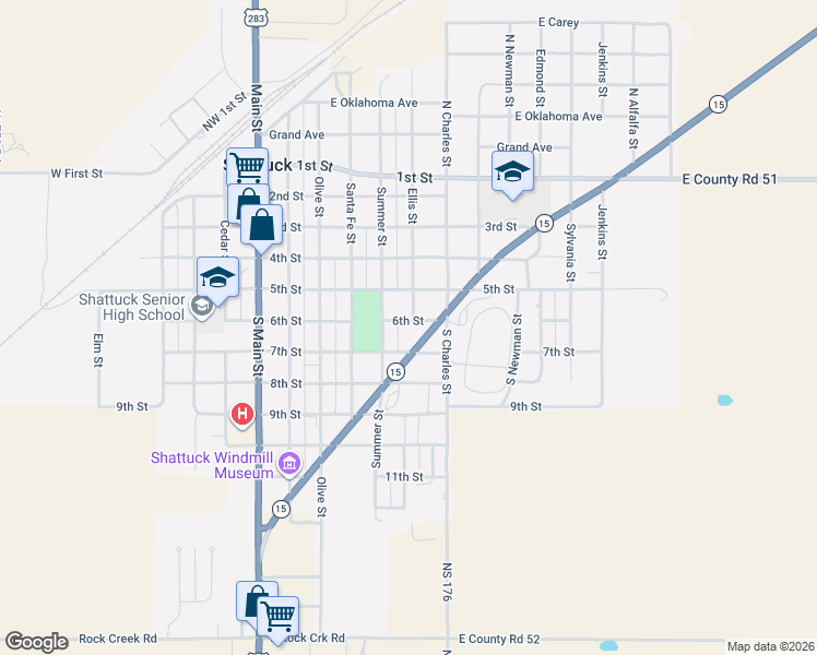 map of restaurants, bars, coffee shops, grocery stores, and more near 506 Summer Street in Shattuck