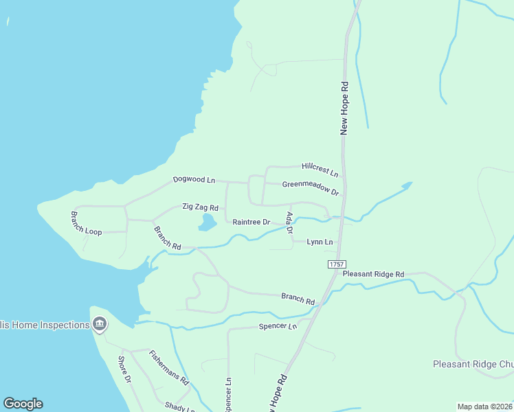 map of restaurants, bars, coffee shops, grocery stores, and more near 270 Ramblingwood Drive in Big Sandy