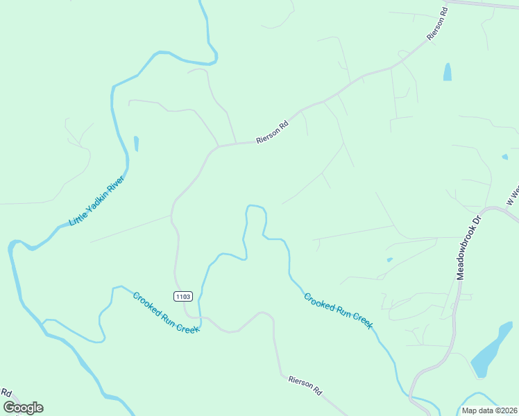 map of restaurants, bars, coffee shops, grocery stores, and more near 1435 Rierson Road in Tobaccoville