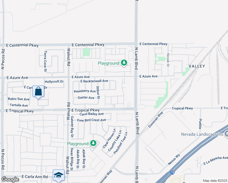 map of restaurants, bars, coffee shops, grocery stores, and more near 4137 Keasberry Avenue in North Las Vegas