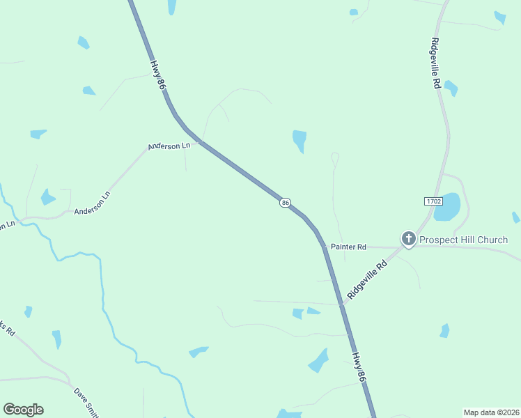 map of restaurants, bars, coffee shops, grocery stores, and more near 13680 North Carolina 86 in Prospect Hill