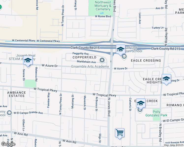 map of restaurants, bars, coffee shops, grocery stores, and more near 6120 Arwells Corner Court in Las Vegas