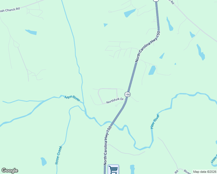 map of restaurants, bars, coffee shops, grocery stores, and more near 128 Southfork Drive in Reidsville