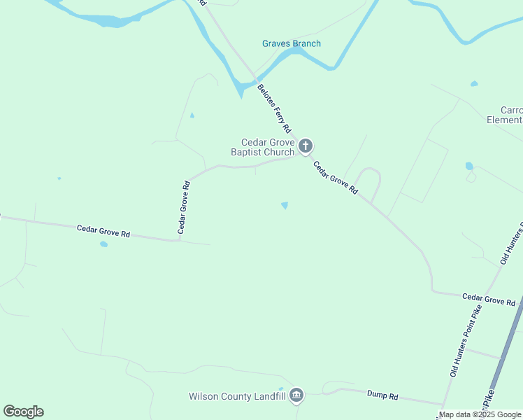 map of restaurants, bars, coffee shops, grocery stores, and more near 2395 Cedar Grove Road in Lebanon