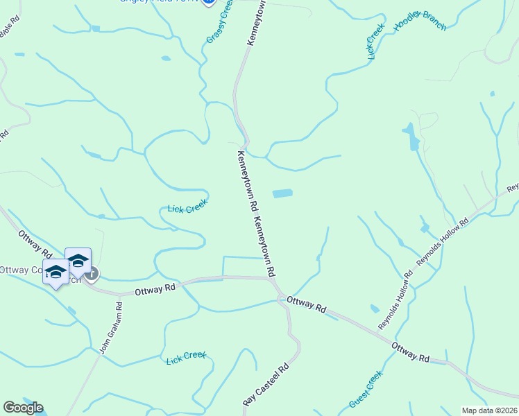 map of restaurants, bars, coffee shops, grocery stores, and more near 294 Kenneytown Road in Greeneville
