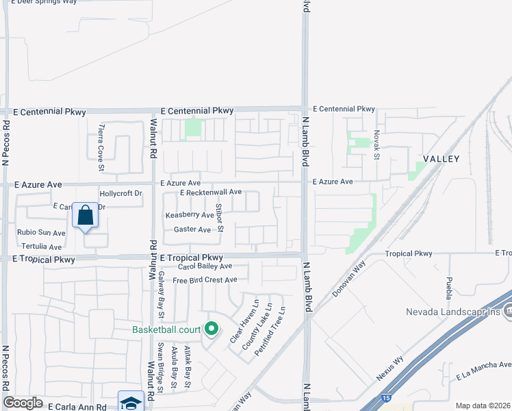map of restaurants, bars, coffee shops, grocery stores, and more near 4137 Keasberry Avenue in North Las Vegas