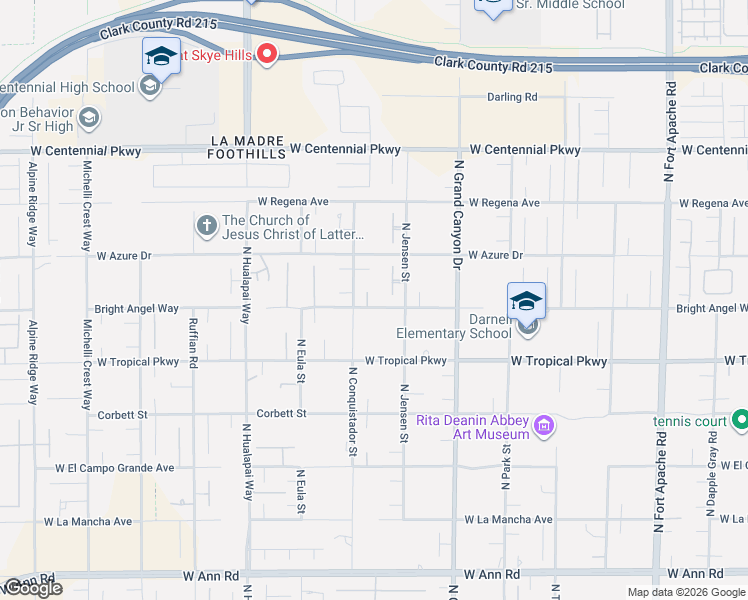 map of restaurants, bars, coffee shops, grocery stores, and more near 9765 West Bright Angel Way in Las Vegas