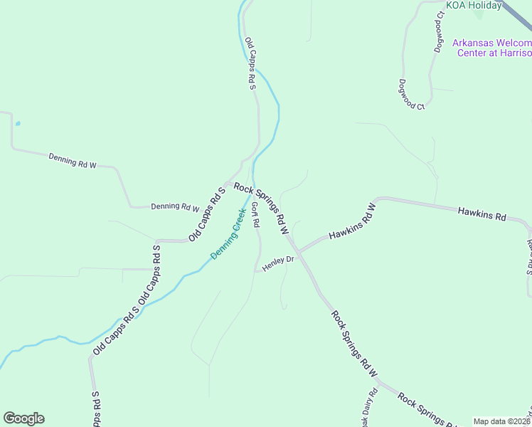 map of restaurants, bars, coffee shops, grocery stores, and more near 6498 Rock Springs Road West in Harrison