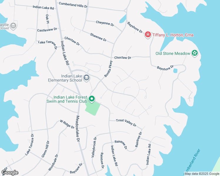 map of restaurants, bars, coffee shops, grocery stores, and more near 386 Raintree Drive in Hendersonville