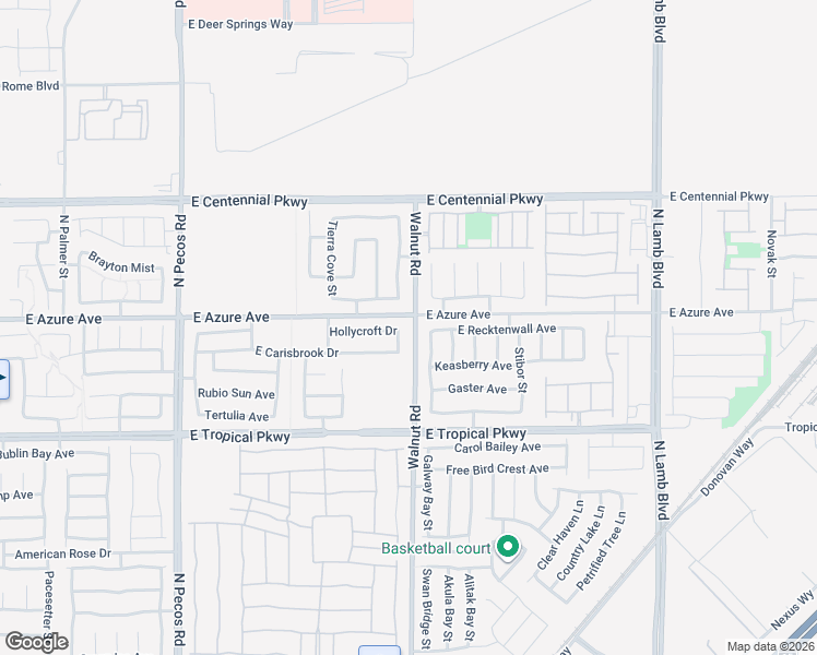 map of restaurants, bars, coffee shops, grocery stores, and more near 6148 Withrow Downs Street in North Las Vegas