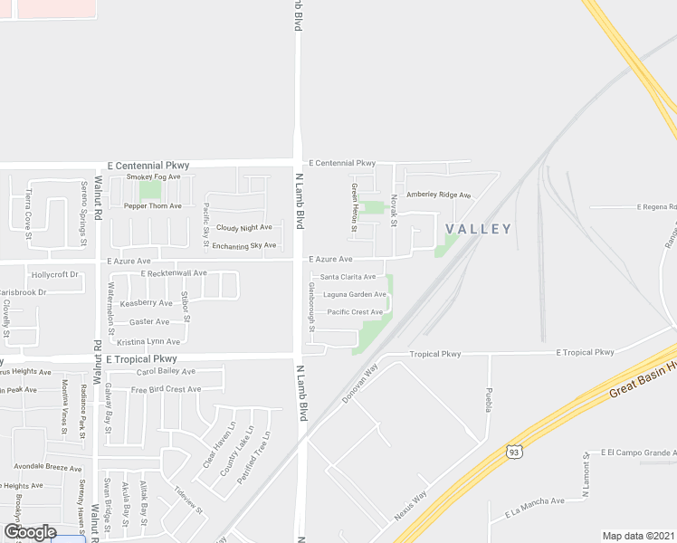 map of restaurants, bars, coffee shops, grocery stores, and more near 4337 East Azure Avenue in Las Vegas