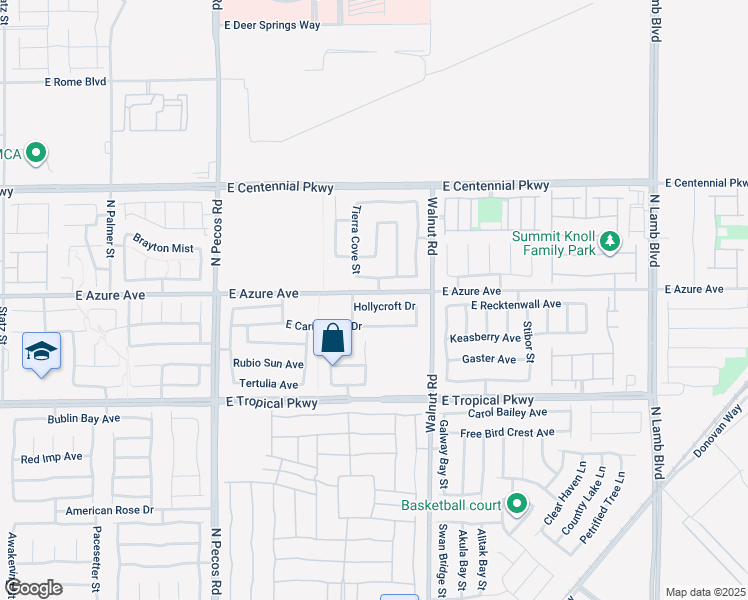 map of restaurants, bars, coffee shops, grocery stores, and more near 3776 Hollycroft Drive in North Las Vegas