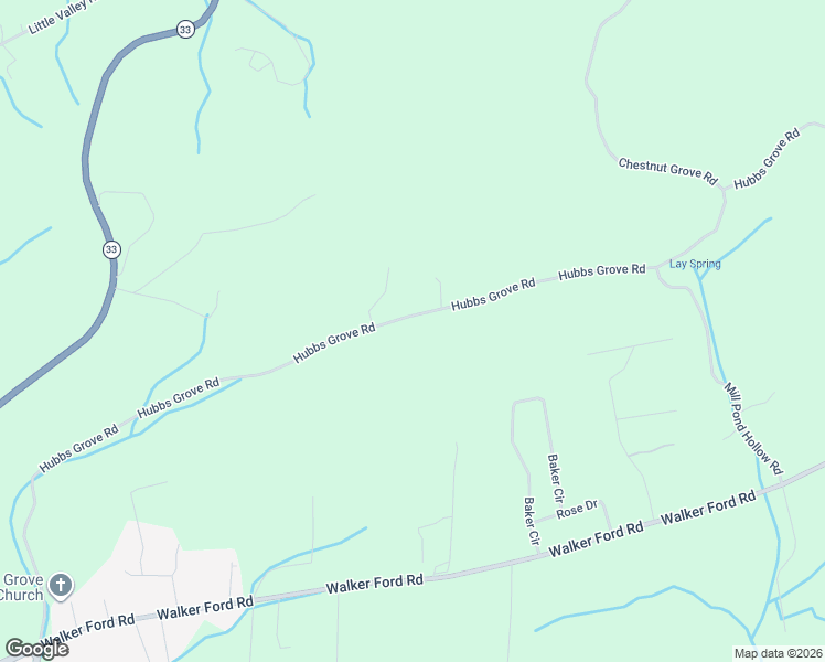 map of restaurants, bars, coffee shops, grocery stores, and more near 402 Hubbs Grove Road in Maynardville
