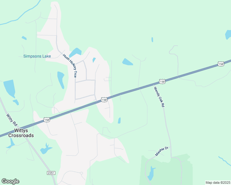 map of restaurants, bars, coffee shops, grocery stores, and more near 110 Millwood Road in Reidsville