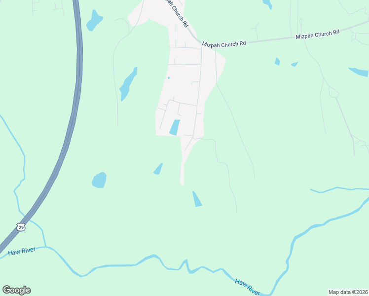 map of restaurants, bars, coffee shops, grocery stores, and more near 352 Jones Lake Road in Reidsville