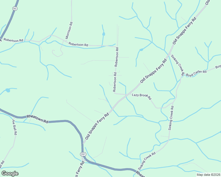 map of restaurants, bars, coffee shops, grocery stores, and more near 1320 Robertson Road in Chuckey