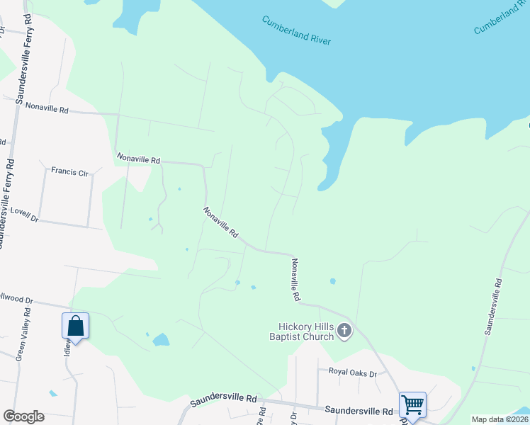 map of restaurants, bars, coffee shops, grocery stores, and more near 1017 Singing Springs Road in Mt. Juliet