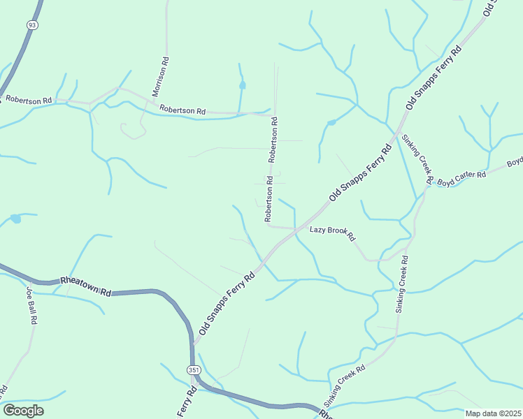 map of restaurants, bars, coffee shops, grocery stores, and more near 1320 Robertson Road in Chuckey